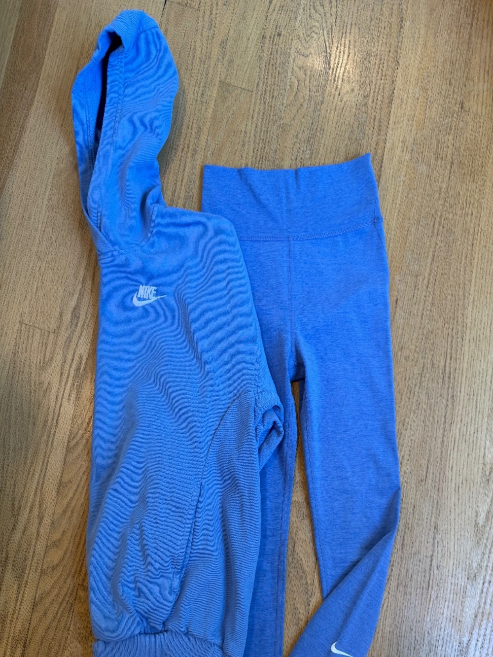 Kids Nike Hoodie and Pants Set Blue Medium